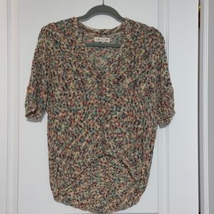 Multi colored knit shirt